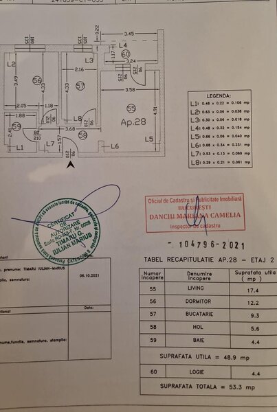 Drumul Taberei, 2 cam 54mp, Bd Valea Larga+loc parcare